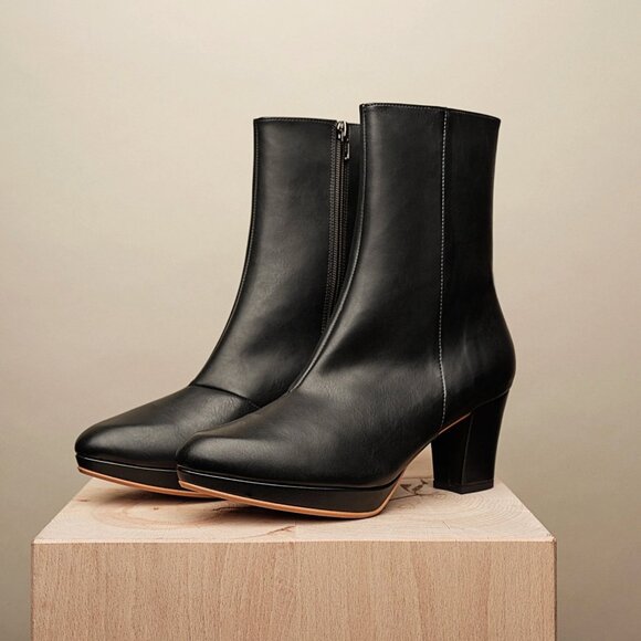 Bhava Stevie Platform Ankle Bootie - Never Work - Picture 1 of 8